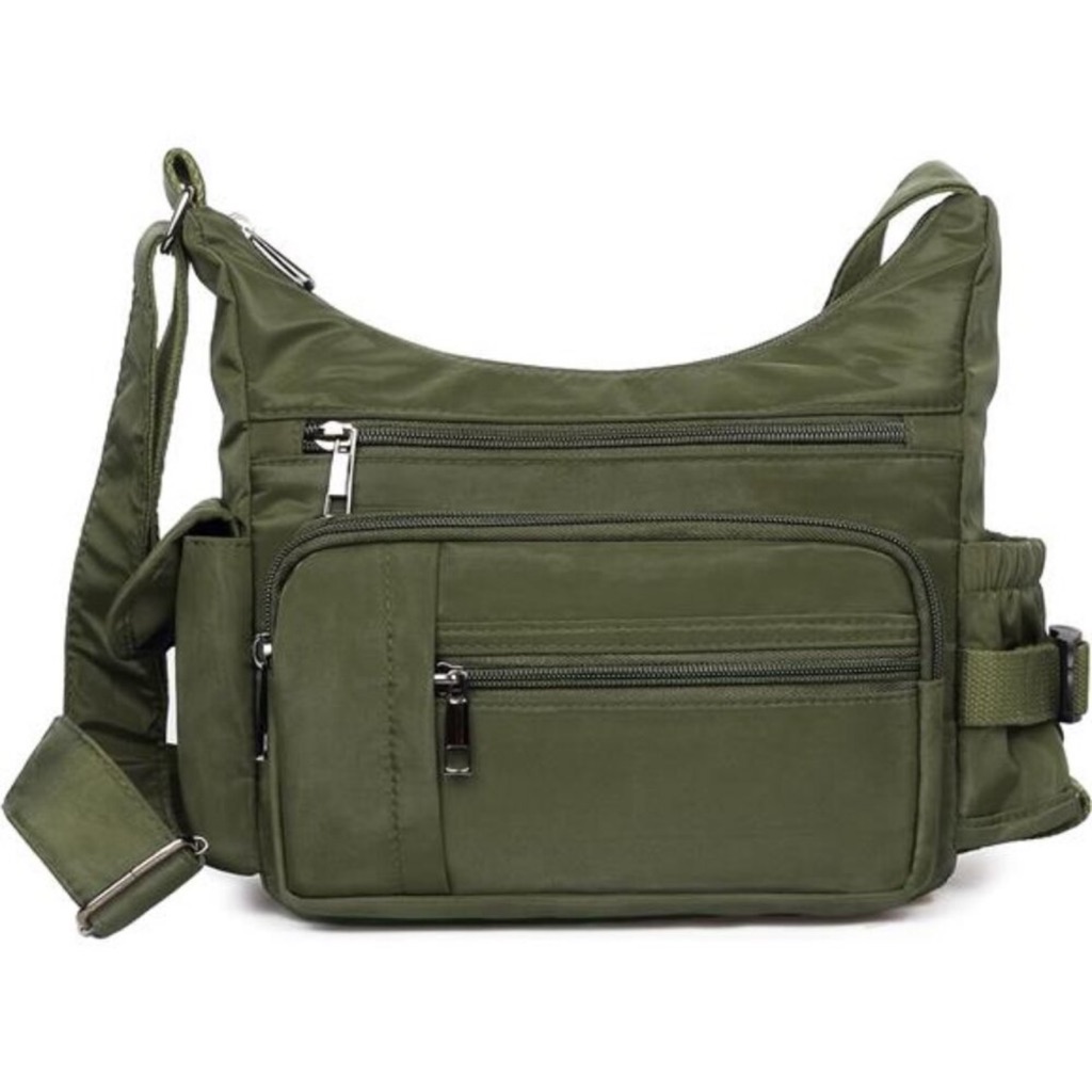 Rfid Anti Thief Crossbody Bag Waterproof Nylon Travel Shoulder Purse Women